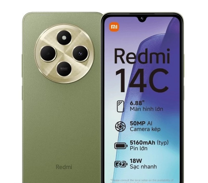 گوشی موبايل شیائومی مدل ردمی 14C 4G ظرفیت 256 گیگابایت رم 8 گیگابایت